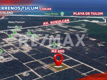 EN VENTA LOTE DE 820 M2 EN LA REGIÓN 15 DE TULUM