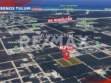 EN VENTA: LOTE EN LA DINÁMICA REGIÓN 15 DE TULUM
