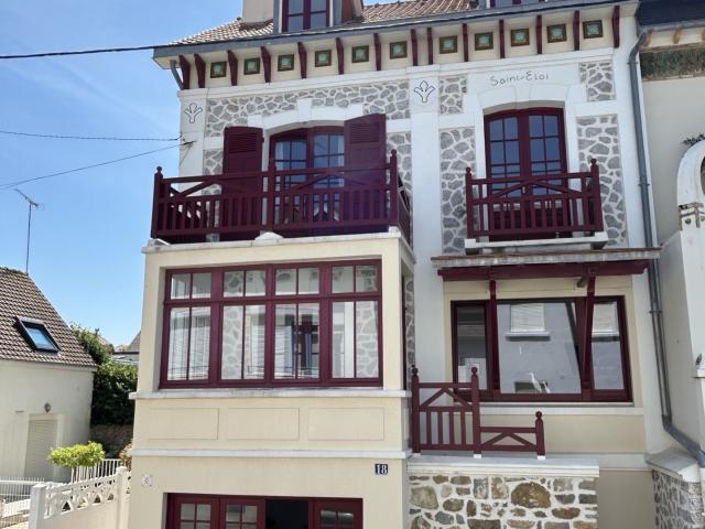 En centre ville magnifique Touquettoise avec 6 chambres, garage, terrasse