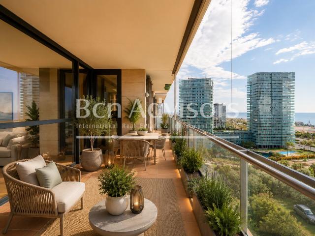 En esta exclusiva vivienda con impresionantes vistas abierta. 185m² Barcelona