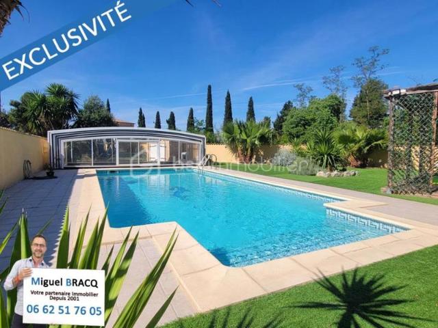 En exclusivité Belle villa Languedocienne de 135 m² en plain pied sur 1000 m² de terrain à Poilhes 34310