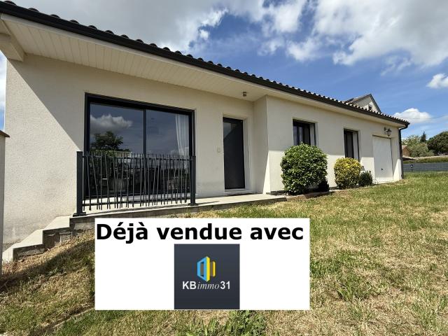 En exclusivité ! Maison de plain pied T5 avec piscine et jardin !