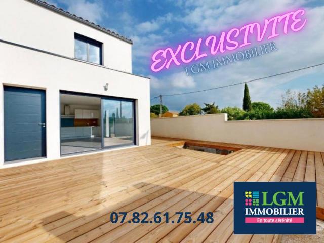 CANET 34800 / En exclusivité, maison récente de 100m² / 4 chambres / garage