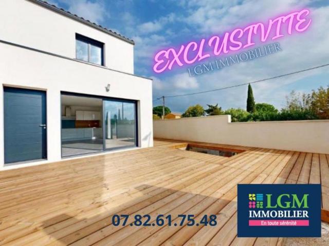 CANET 34800 / En exclusivité, maison récente de 100m² / 4 chambres / garage