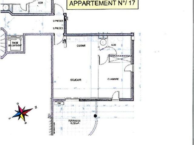 En location Appartement 2 pièces 44 m