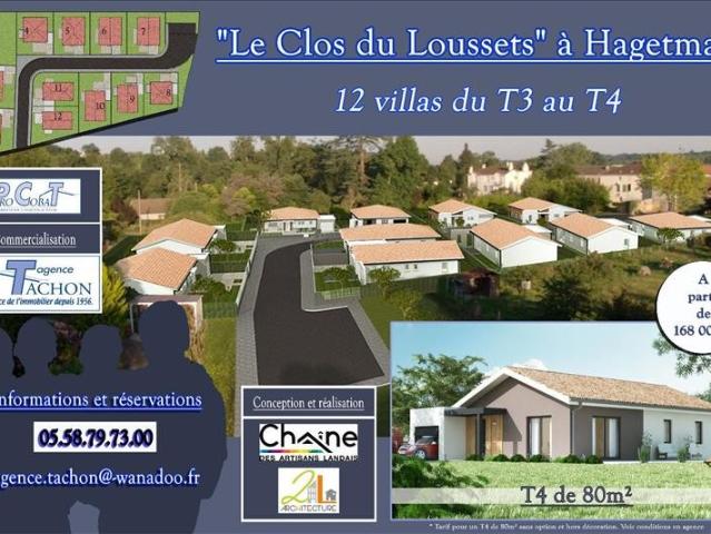 EN PLEIN COEUR DU CENTRE VILLE Villas de Plain Pied aux normes RT 2012 VEFA