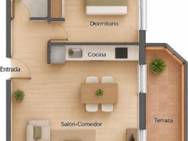 Encantador piso con terraza, plaza de garaje privada y piscina en Sabinillas