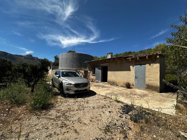 Encantadora casita de campo en Benialí con parcela de 9.834 m2 y naranjos en producción con luz y agua de riego
