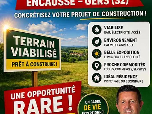 Encausse 32430 Achat / Vente terrain