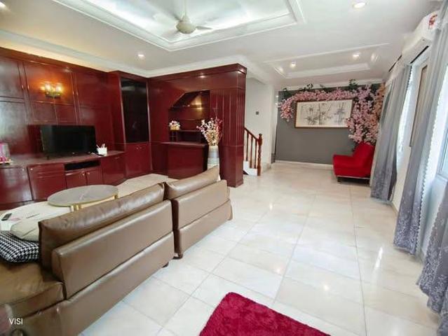 End Lot Fully Furnish Tambun Taman Syabas Rent Bercham Ipoh Garden Eas