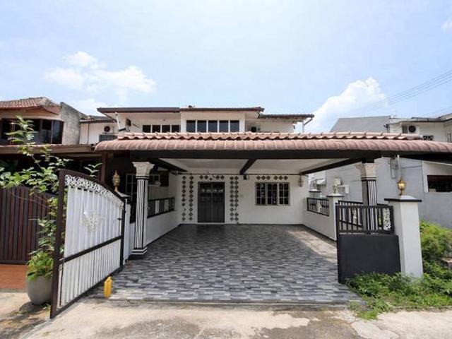 END LOT 22x75 2 Storey Terrace Taman Rakan Sungai Long Cheras