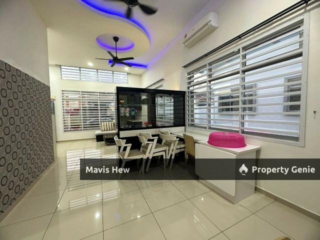Endlot 1 Storey Terrace For Rent, 3B2B, Fully Furnished w Digital Lock