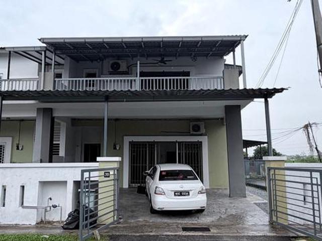 Endlot 2 storey desa salak pekerti untuk disewa