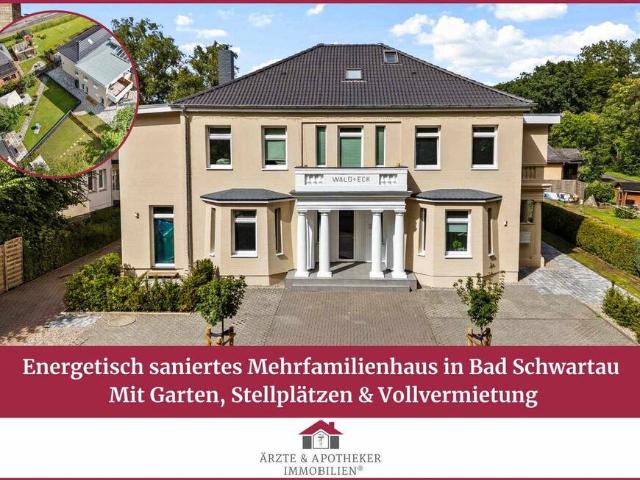Energetisch saniertes Mehrfamilienhaus in Bad Schwartau Mit Garten, Stellplätzen & Vollvermietung