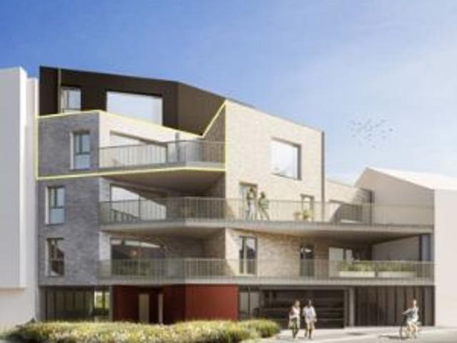 Energiezuinig nieuwbouw 2 slpk appartement in Wetteren