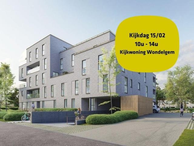 Energiezuinig BEN appartement met 2 slpks en overdekt terras