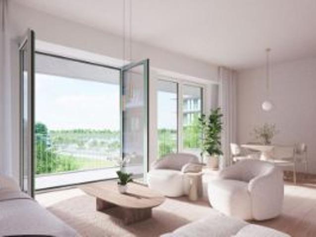 Energiezuinig éénslaapkamerappartement met parktuin