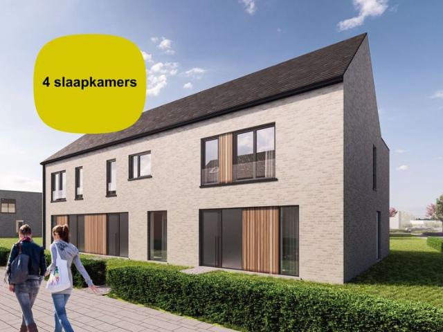 Energiezuinige woning, 4 slaapkamers mogelijk