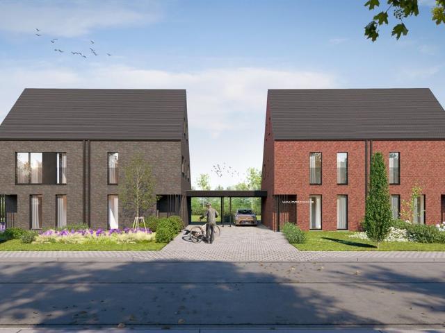 Energiezuinige halfopen bebouwing met 4 slpk’s