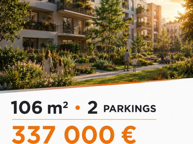 ENFIN DE L'ESPACE POUR TOUTE LA FAMILLE 5 pièces, 106 m²