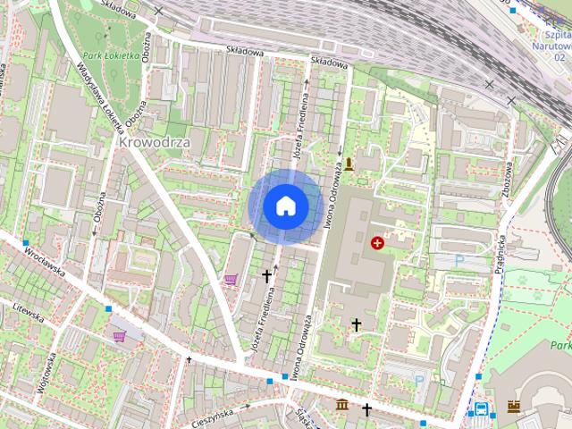Eng| Kawalerka, ul. Friedleina, 24 m2 od września