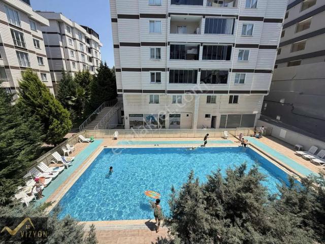 Eng Park Esdiva Sitesinde 7/24 Güvenlik 3+1 Ara Kat Havuz Cephe