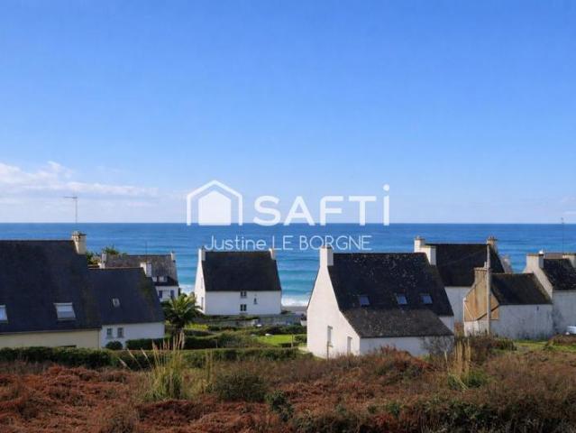 Ensemble de deux maisons rénovées avec vue mer