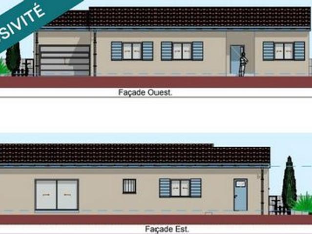 Ensemble immobilier avec maison, terrain constructible