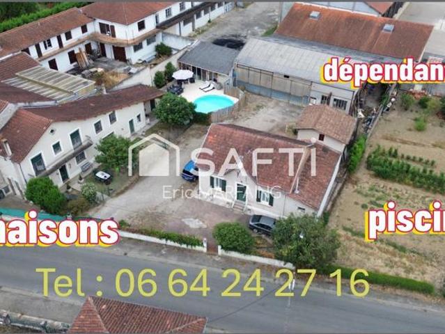 Ensemble immobilier avec piscine et dépendances