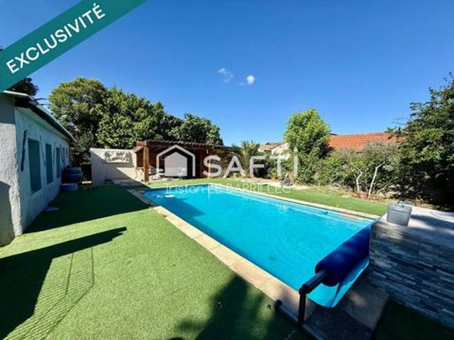 Ensemble immobilier avec piscine et potentiel