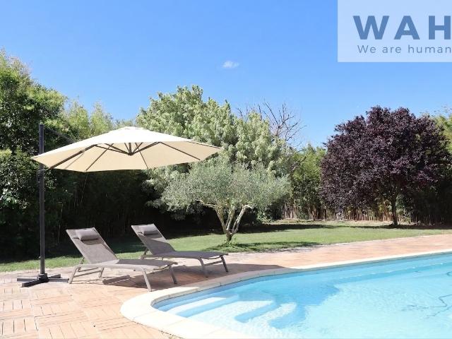 Ensemble immobilier en petite Camargue villa plain pied av. 133m² Lansargues