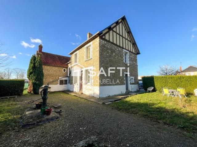 Ensemble immobilier 152 m² – Maison rénovée + grand garage + appartement indépendant – Revenu locatif immédiat