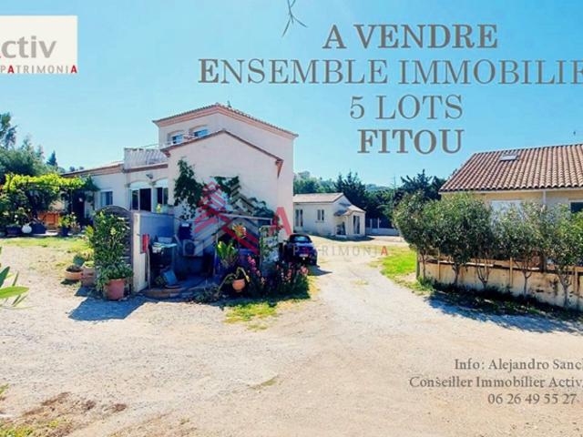 ENSEMBLE IMMOBILIER 5 LOTS A VENDRE
