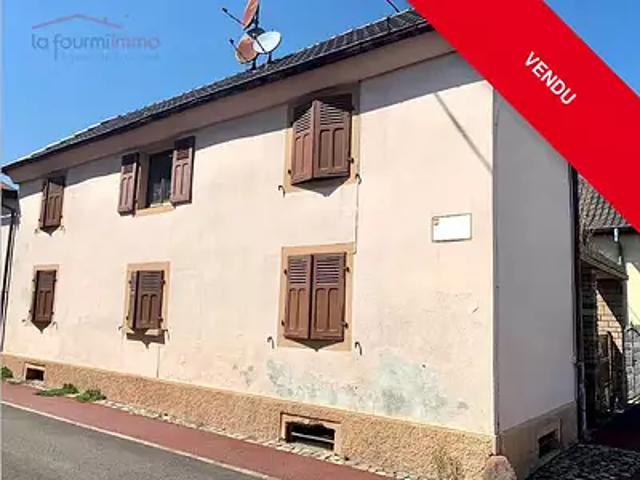 Ensisheim 68190 Achat / Vente maison 3 pièces t3 parking