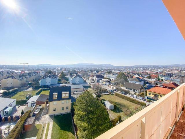 Charmante Loggiawohnung mit Fernblick und Top Lage nahe der Shopping City Süd