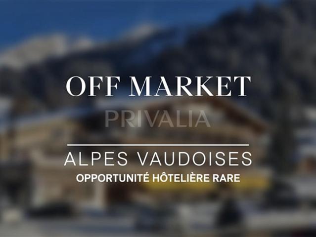 Entdecken Sie eine Hotelinvestition mit hohem Potenzial in den Waadtländer Alpen