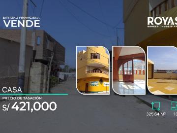 ENTIDAD FINANCIERA Vende Casa de Tres Pisos mas azotea Chepen 1288