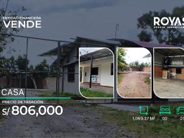 ENTIDAD FINANCIERA Vende Amplia Casa en Soritor Moyobamba 1155