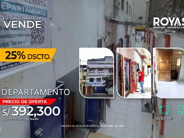 ENTIDAD FINANCIERA Vende Departamento en Gamarra La Victoria 910