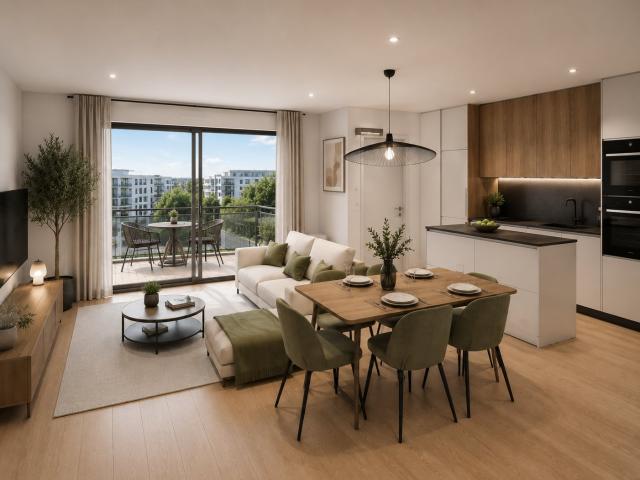 Entre verdure et gare ! EMMENAGEZ RAPIDEMENT ! 2 pièces, 46 m²
