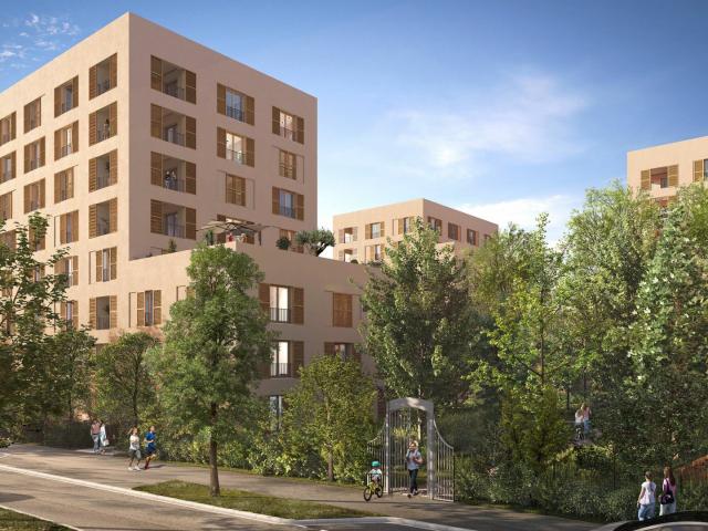 Entre ville et nature, la résidence dévoile des appartements du T1 au T5 dans un cadre boisé et apaisant 3 pièces, 66 m²