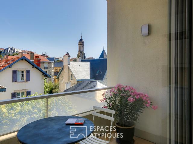 Entre ville et océan, appartement lumineux avec terrasse à Saint Charles