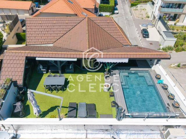 Entre Annecy et Genève, superbe loft avec piscine