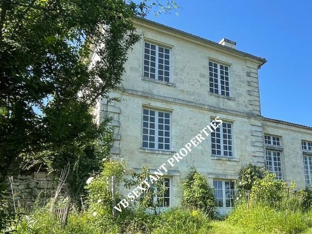 Entre Deux Mers, bel ensemble immobilier du XVIII ème siècle, 2 habitations avec dépendances et piscine 1 hectare 3 de terrain