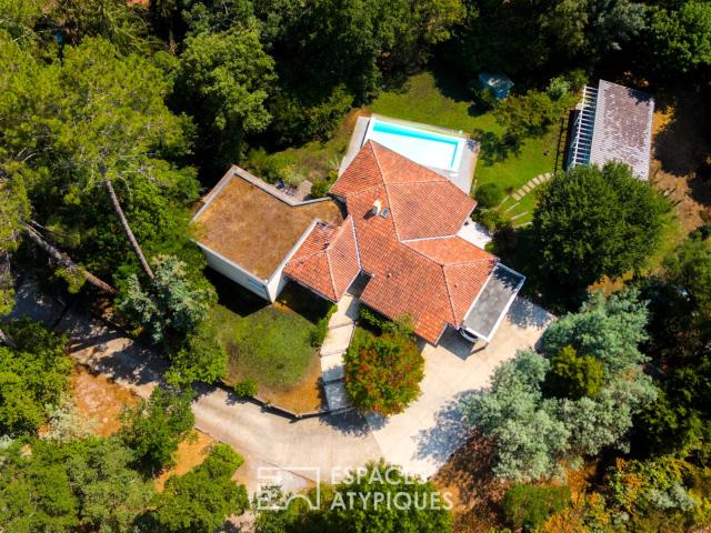 Entre étang et océan, une villa d'exception 280m² Seignosse