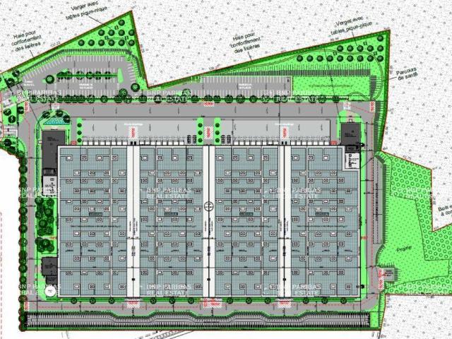 Entrepôt logistique Classe A à vendre Mionnay Facade A46