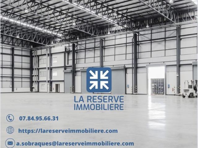 Entrepot spacieux de 214 m2 à louer à Sète