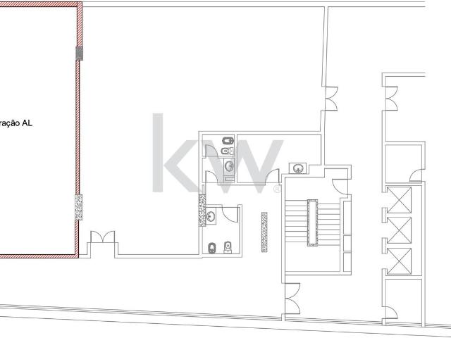Escritório com 126 m2 e 2 lugares de estacionamento em Algés. 4% Yield