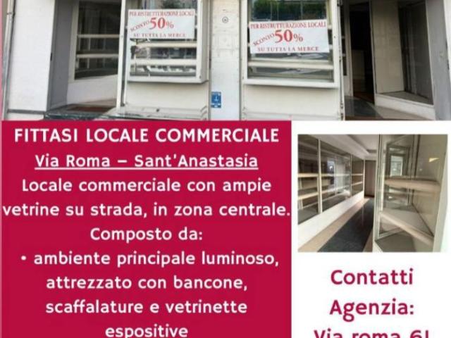 Esercizio commerciale in affitto a Sant'Anastasia