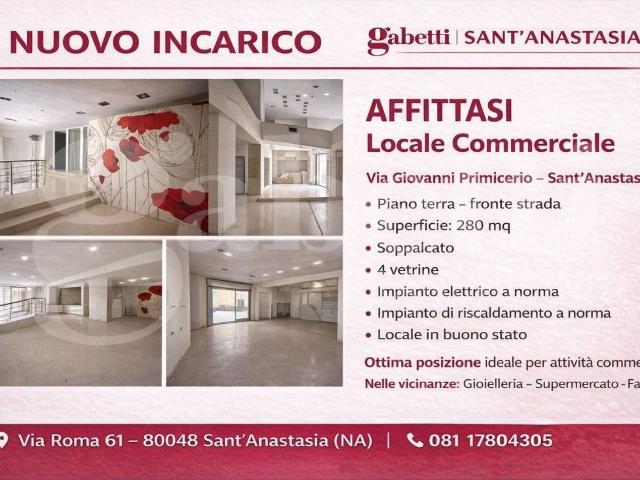Esercizio commerciale in affitto a Sant'Anastasia